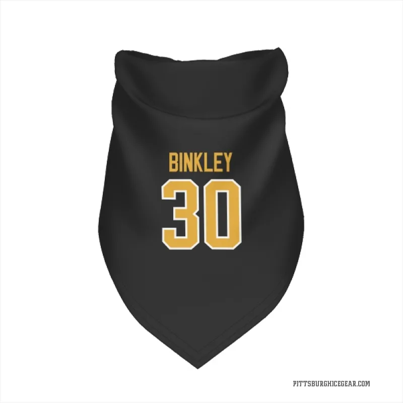 Les Binkley  Black Pittsburgh Penguins  Cat & Dog Pet Bandana