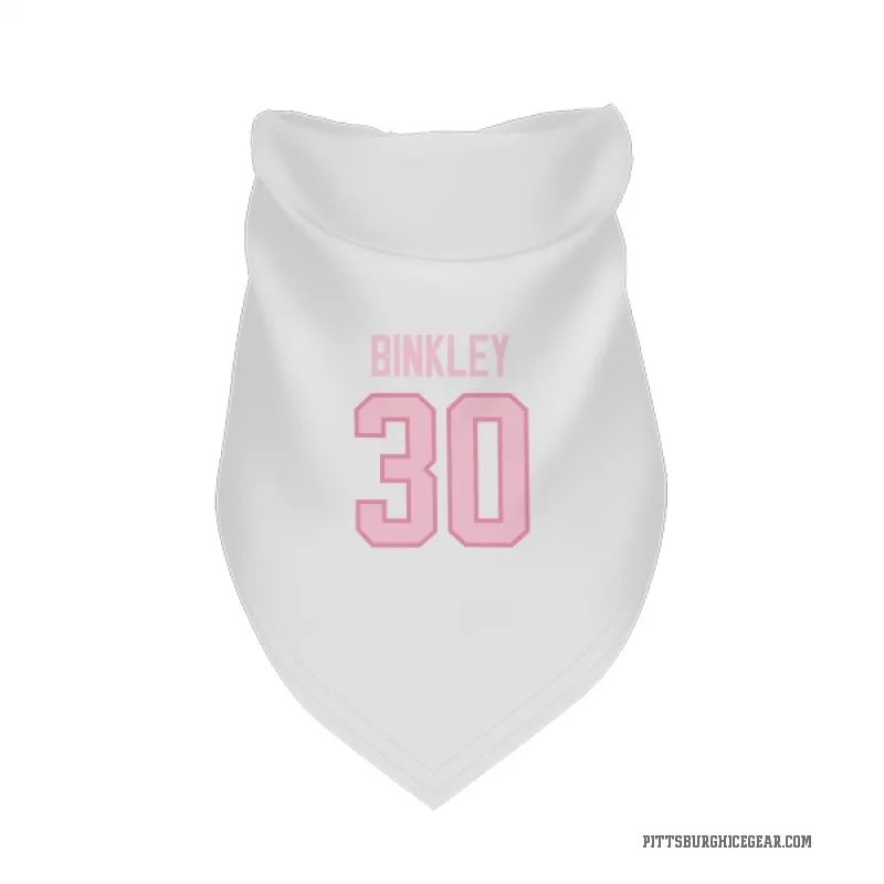 Les Binkley  White Pink Pittsburgh Penguins  Cat & Dog Pet Bandana