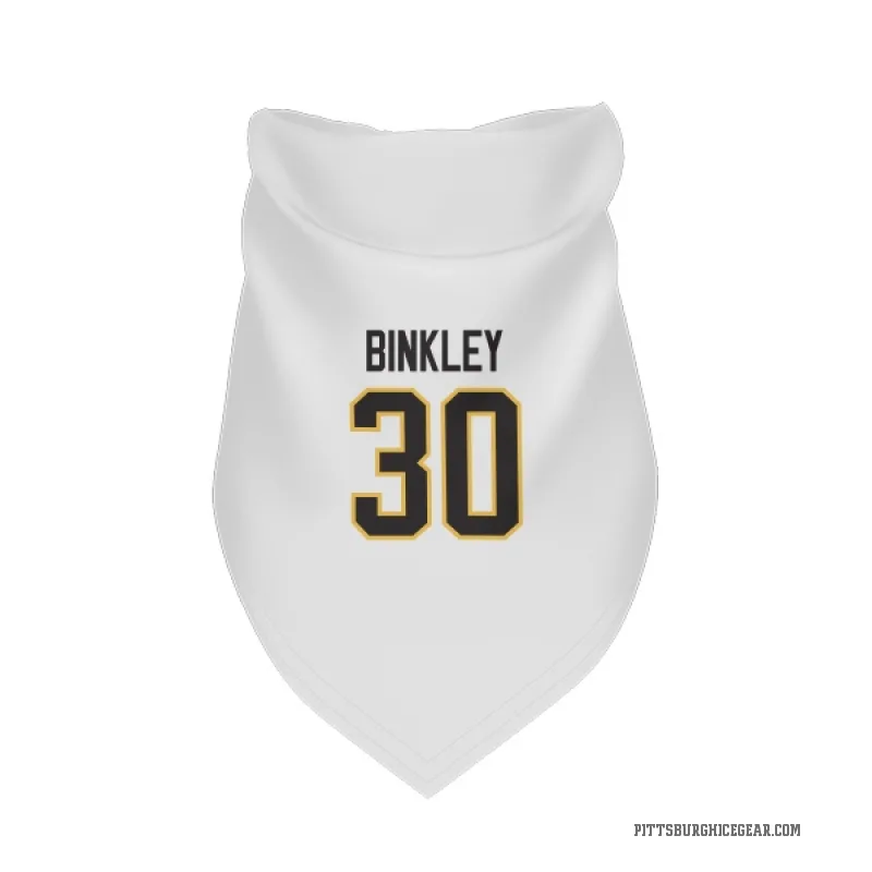 Les Binkley  White Pittsburgh Penguins  Cat & Dog Pet Bandana