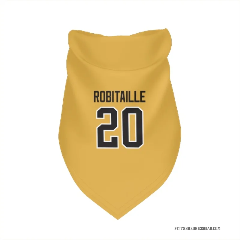 Luc Robitaille  Gold Pittsburgh Penguins  Cat & Dog Pet Bandana
