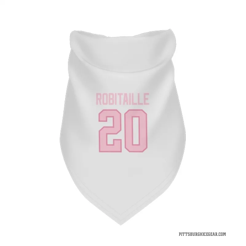 Luc Robitaille  White Pink Pittsburgh Penguins  Cat & Dog Pet Bandana