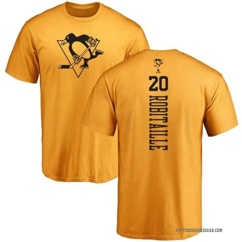 Luc Robitaille Youth Gold Pittsburgh Penguins One Color Backer T-Shirt -