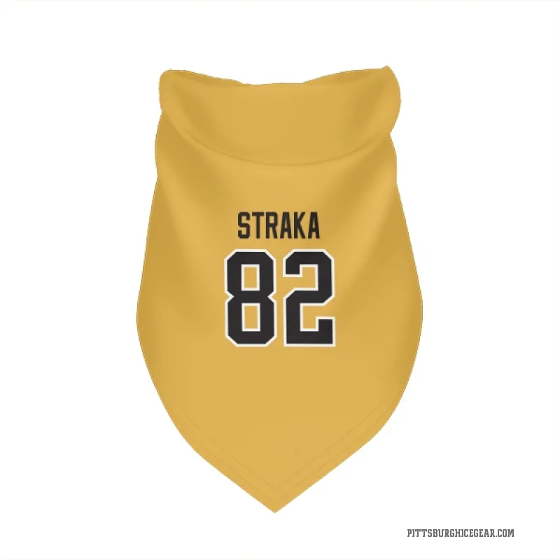 Martin Straka  Gold Pittsburgh Penguins  Cat & Dog Pet Bandana