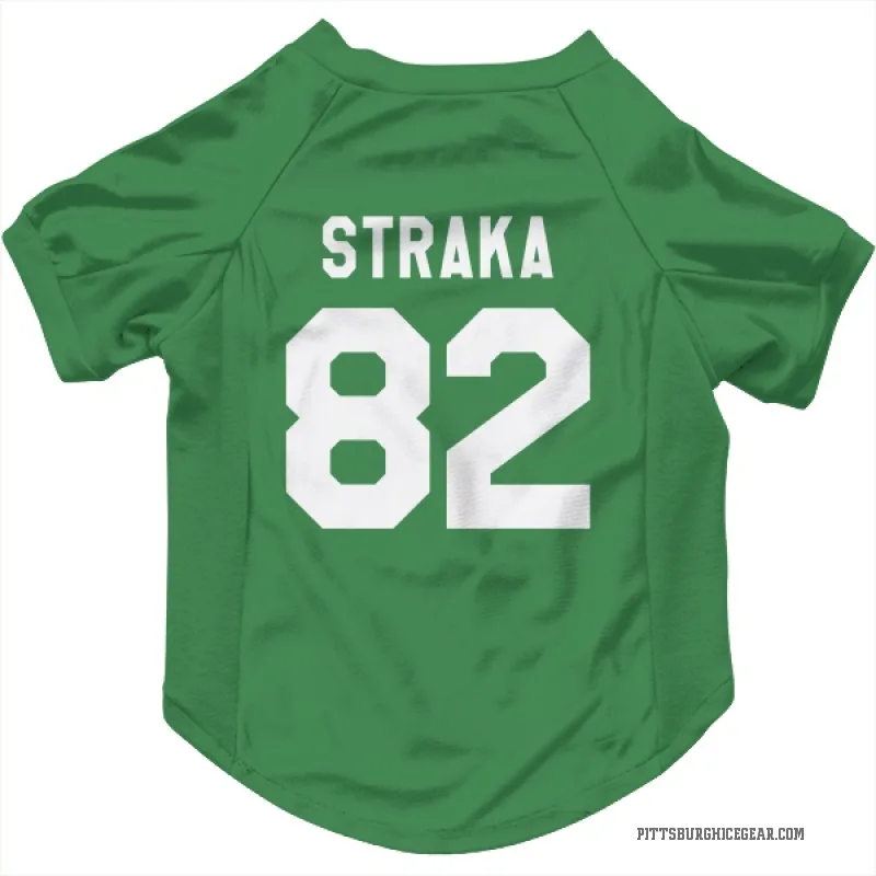 Martin Straka  Green Pittsburgh Penguins  Cat & Dog Pet Jersey