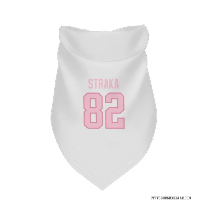 Martin Straka  White Pink Pittsburgh Penguins  Cat & Dog Pet Bandana