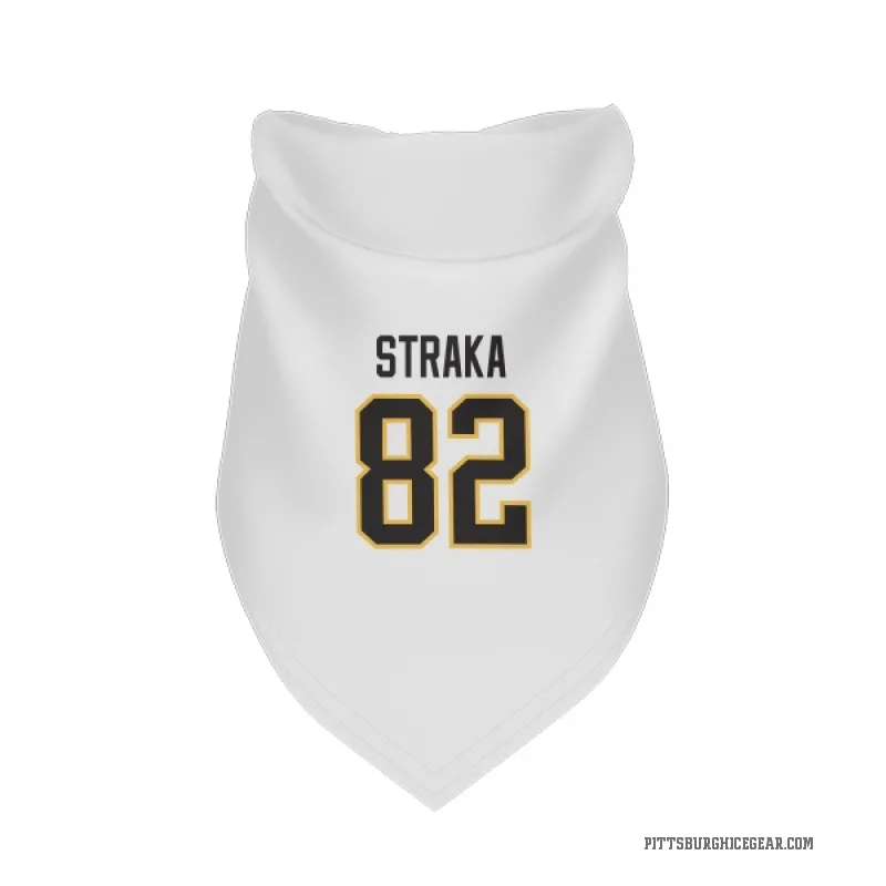 Martin Straka  White Pittsburgh Penguins  Cat & Dog Pet Bandana