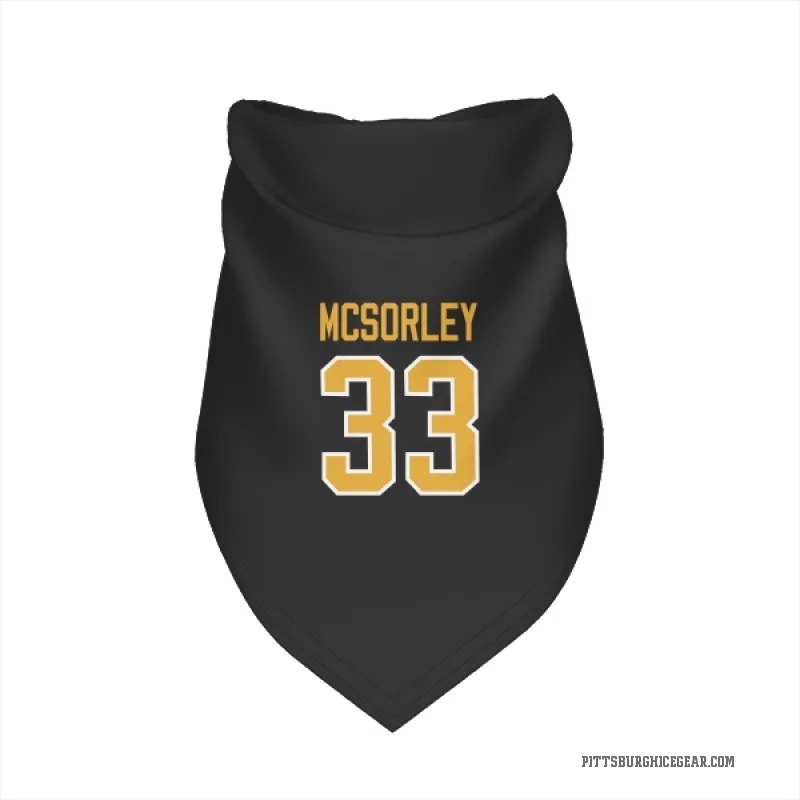 Marty Mcsorley  Black Pittsburgh Penguins  Cat & Dog Pet Bandana