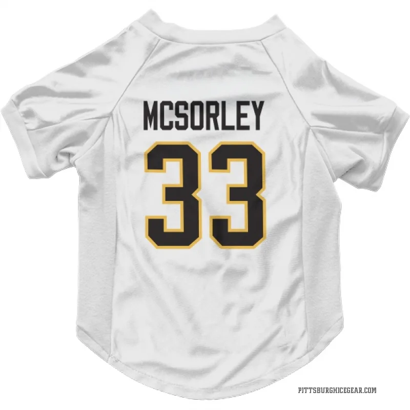 Marty Mcsorley  White Pittsburgh Penguins  Cat & Dog Pet Jersey