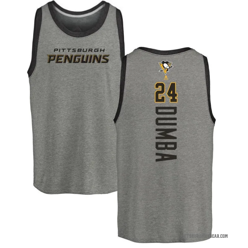 Matt Dumba Youth Ash Pittsburgh Penguins Backer Tank Top -