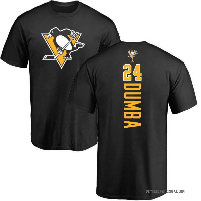 Matt Dumba Youth Black Pittsburgh Penguins Backer T-Shirt -