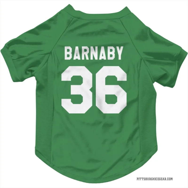 Matthew Barnaby  Green Pittsburgh Penguins  Cat & Dog Pet Jersey