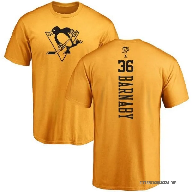 Matthew Barnaby Youth Gold Pittsburgh Penguins One Color Backer T-Shirt -