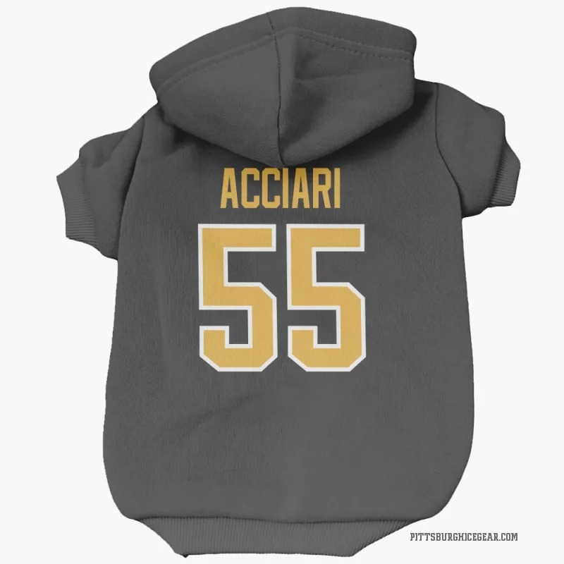 Noel Acciari  Black Pittsburgh Penguins  Cat & Dog Pet Hoodie