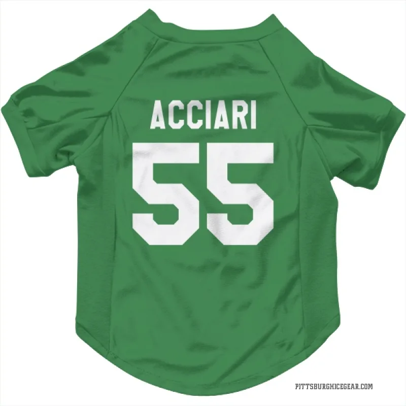 Noel Acciari  Green Pittsburgh Penguins  Cat & Dog Pet Jersey