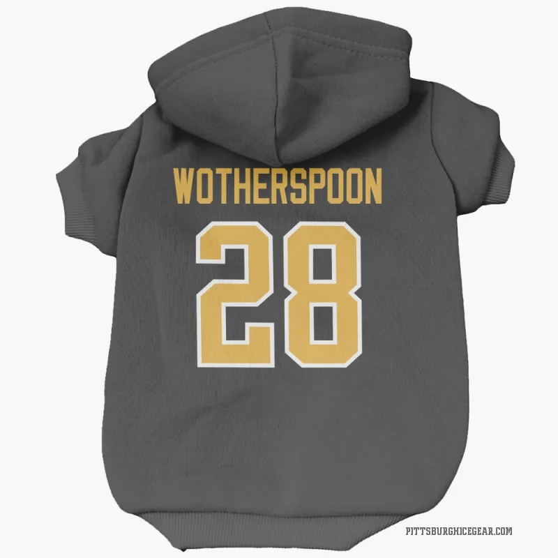 Parker Wotherspoon  Black Pittsburgh Penguins  Cat & Dog Pet Hoodie