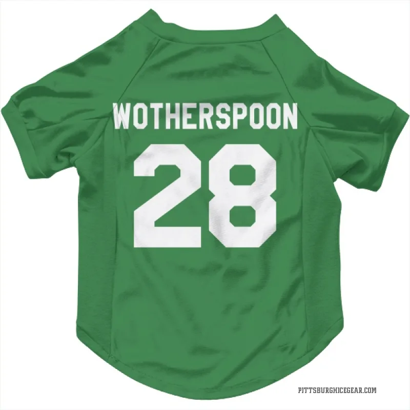 Parker Wotherspoon  Green Pittsburgh Penguins  Cat & Dog Pet Jersey
