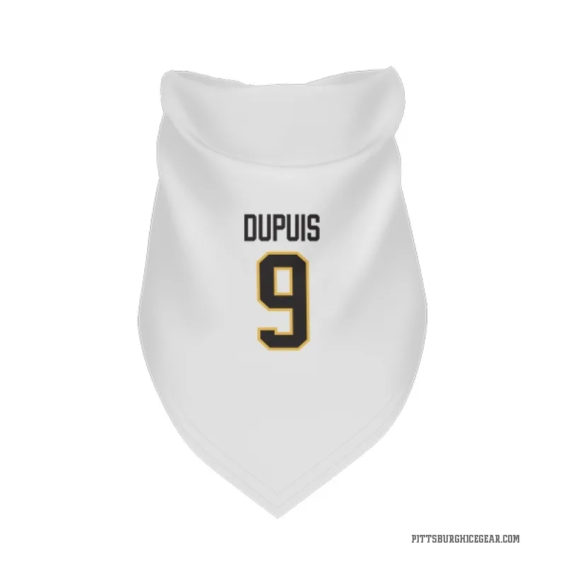 Pascal Dupuis  White Pittsburgh Penguins  Cat & Dog Pet Bandana