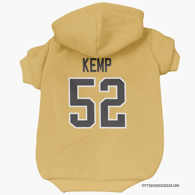 Philip Kemp  Gold Pittsburgh Penguins  Cat & Dog Pet Hoodie