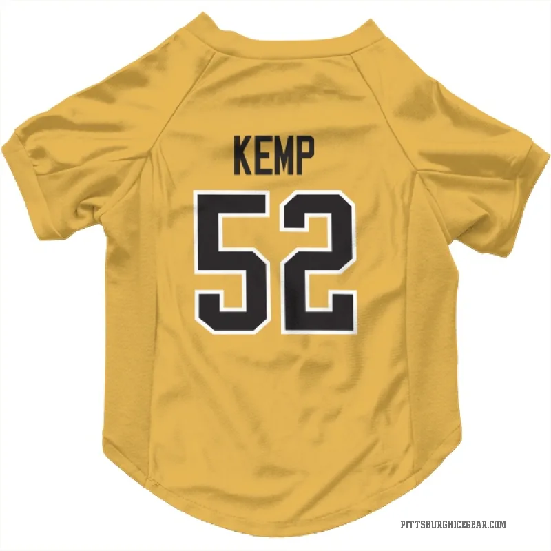 Philip Kemp  Gold Pittsburgh Penguins  Cat & Dog Pet Jersey