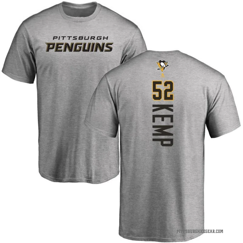 Philip Kemp Men's Ash Pittsburgh Penguins Backer T-Shirt -