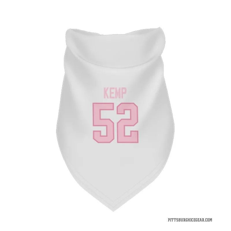 Philip Kemp  White Pink Pittsburgh Penguins  Cat & Dog Pet Bandana