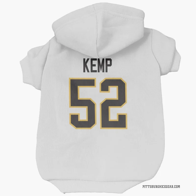 Philip Kemp  White Pittsburgh Penguins  Cat & Dog Pet Hoodie