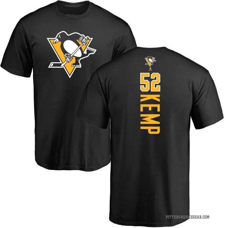 Philip Kemp Youth Black Pittsburgh Penguins Backer T-Shirt -
