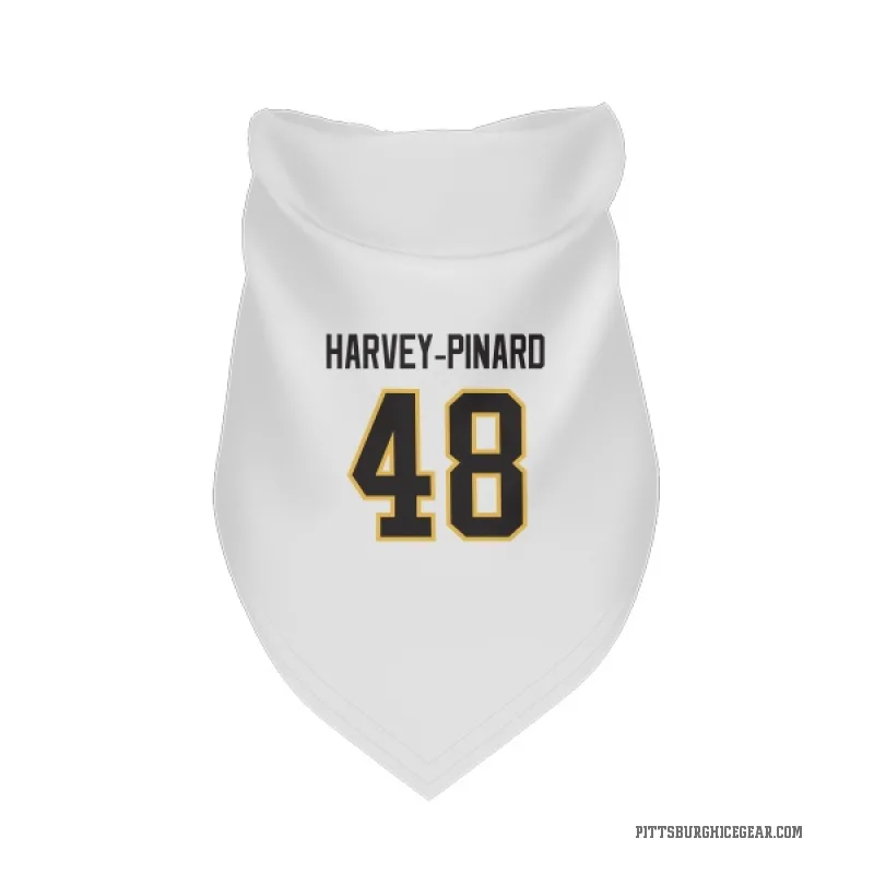 Rafael Harvey-Pinard  White Pittsburgh Penguins  Cat & Dog Pet Bandana