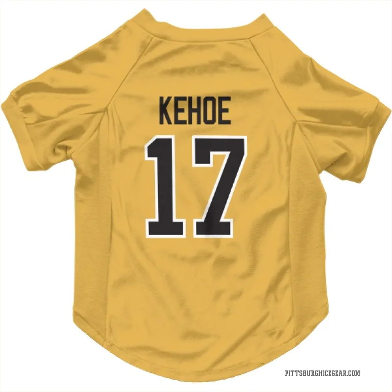 Rick Kehoe  Gold Pittsburgh Penguins  Cat & Dog Pet Jersey