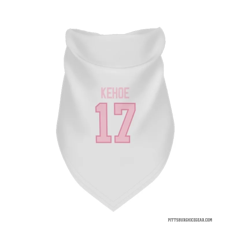 Rick Kehoe  White Pink Pittsburgh Penguins  Cat & Dog Pet Bandana