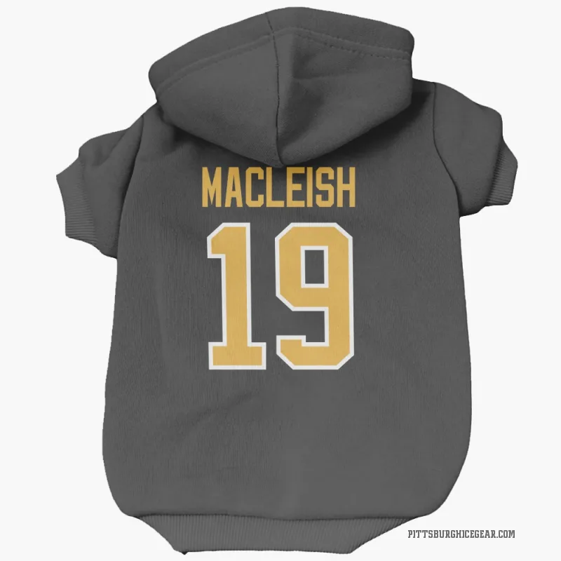 Rick Macleish  Black Pittsburgh Penguins  Cat & Dog Pet Hoodie