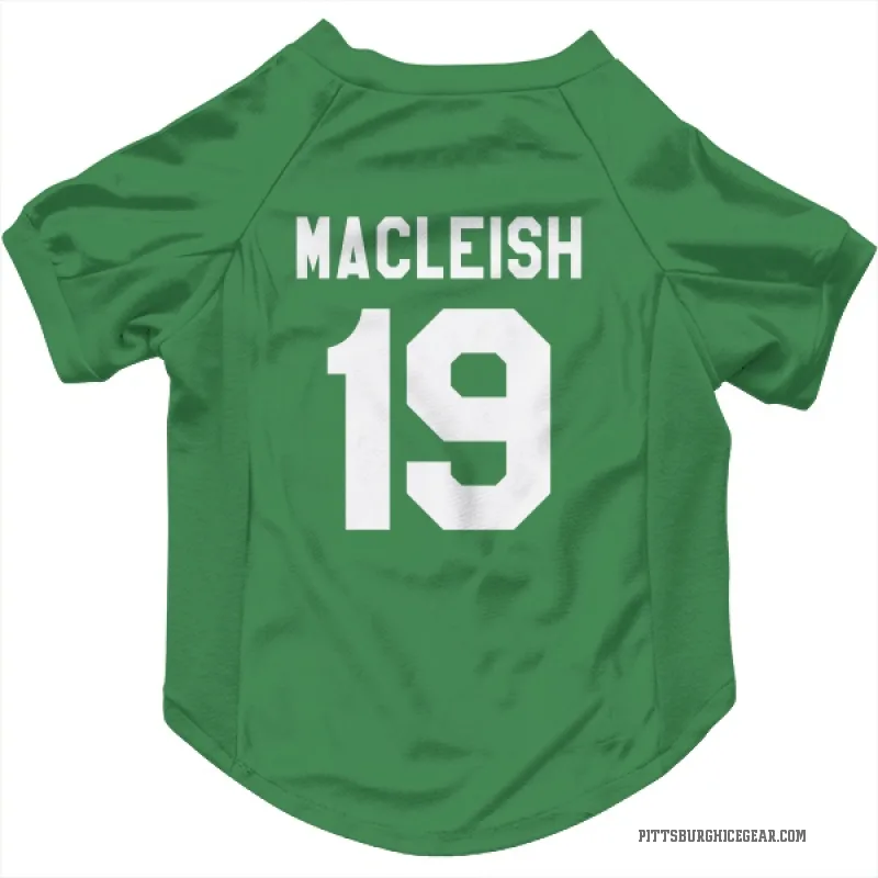 Rick Macleish  Green Pittsburgh Penguins  Cat & Dog Pet Jersey