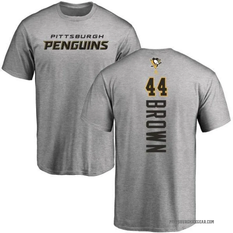 Rob Brown Youth Brown Pittsburgh Penguins Backer T-Shirt - Ash