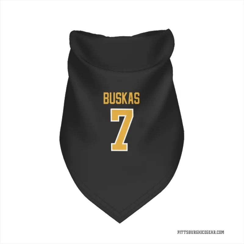Rod Buskas  Black Pittsburgh Penguins  Cat & Dog Pet Bandana