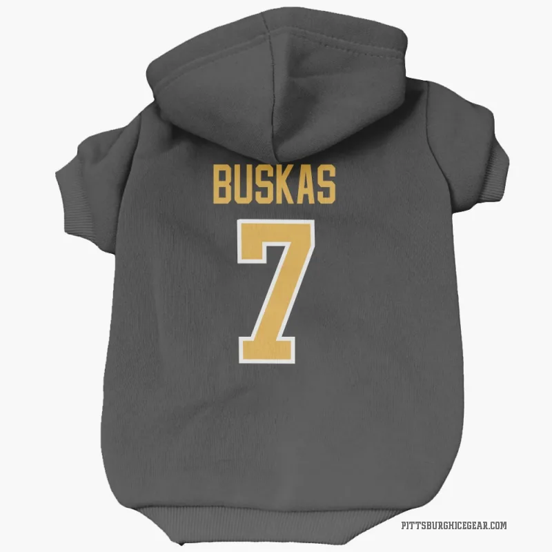 Rod Buskas  Black Pittsburgh Penguins  Cat & Dog Pet Hoodie
