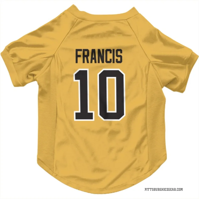Ron Francis  Gold Pittsburgh Penguins  Cat & Dog Pet Jersey