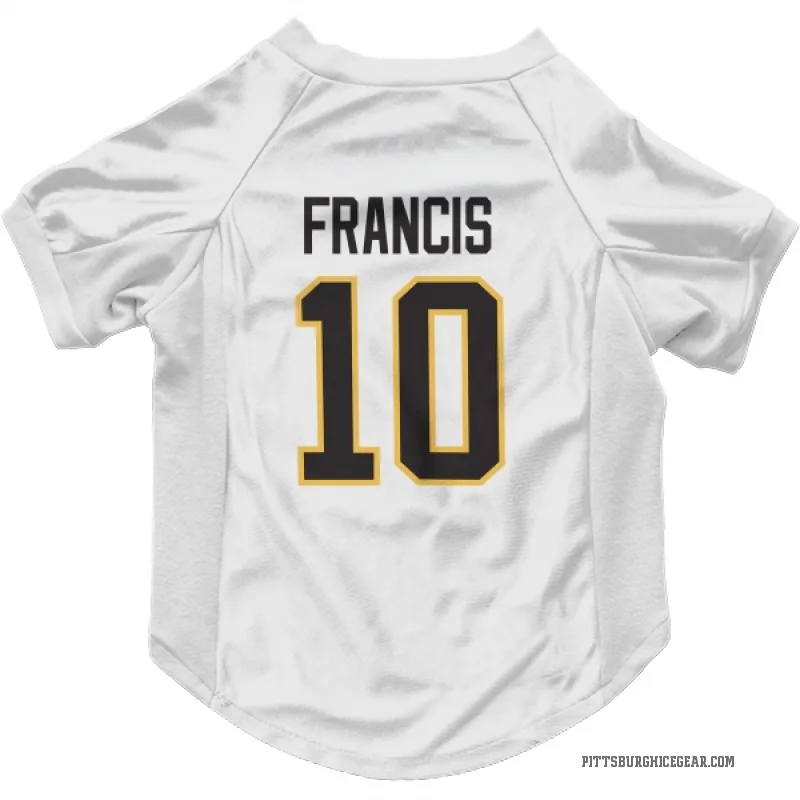 Ron Francis  White Pittsburgh Penguins  Cat & Dog Pet Jersey