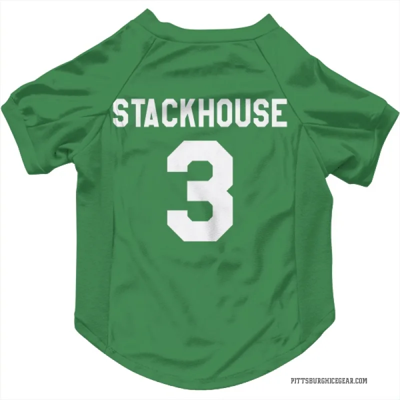 Ron Stackhouse  Green Pittsburgh Penguins  Cat & Dog Pet Jersey