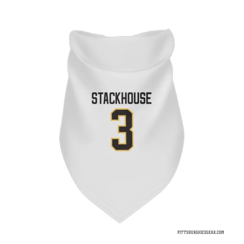 Ron Stackhouse  White Pittsburgh Penguins  Cat & Dog Pet Bandana
