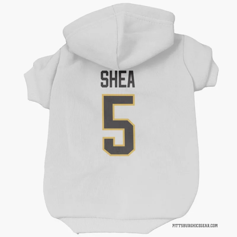Ryan Shea  White Pittsburgh Penguins  Cat & Dog Pet Hoodie