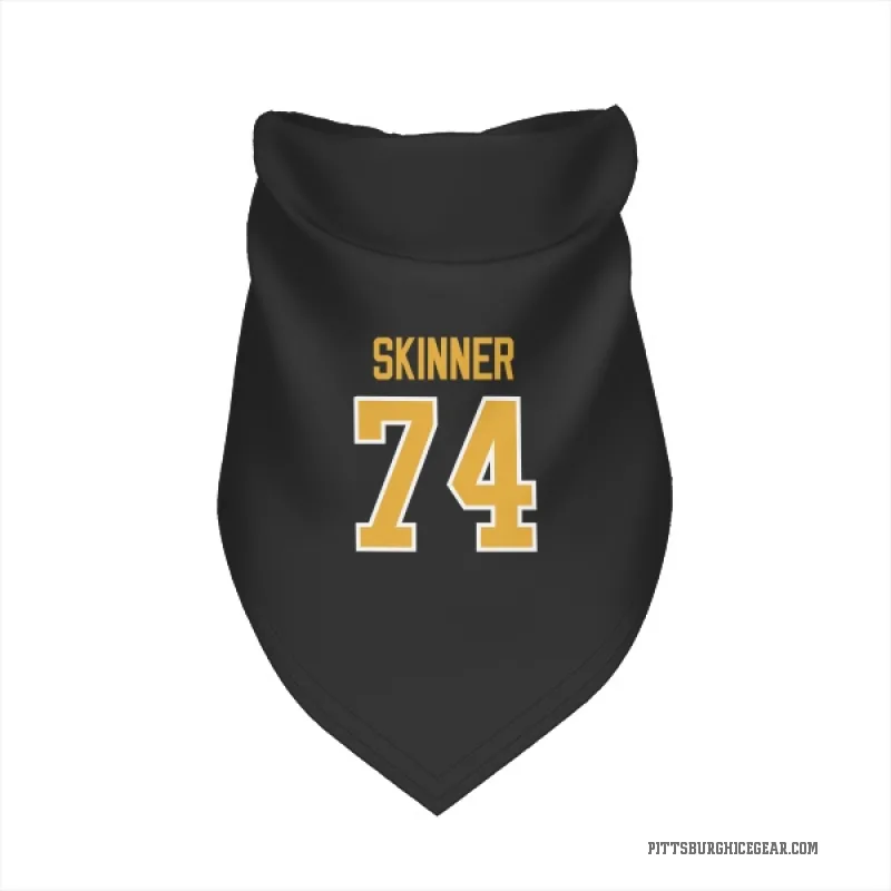 Stuart Skinner  Black Pittsburgh Penguins  Cat & Dog Pet Bandana