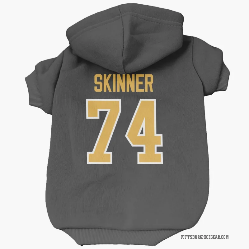 Stuart Skinner  Black Pittsburgh Penguins  Cat & Dog Pet Hoodie