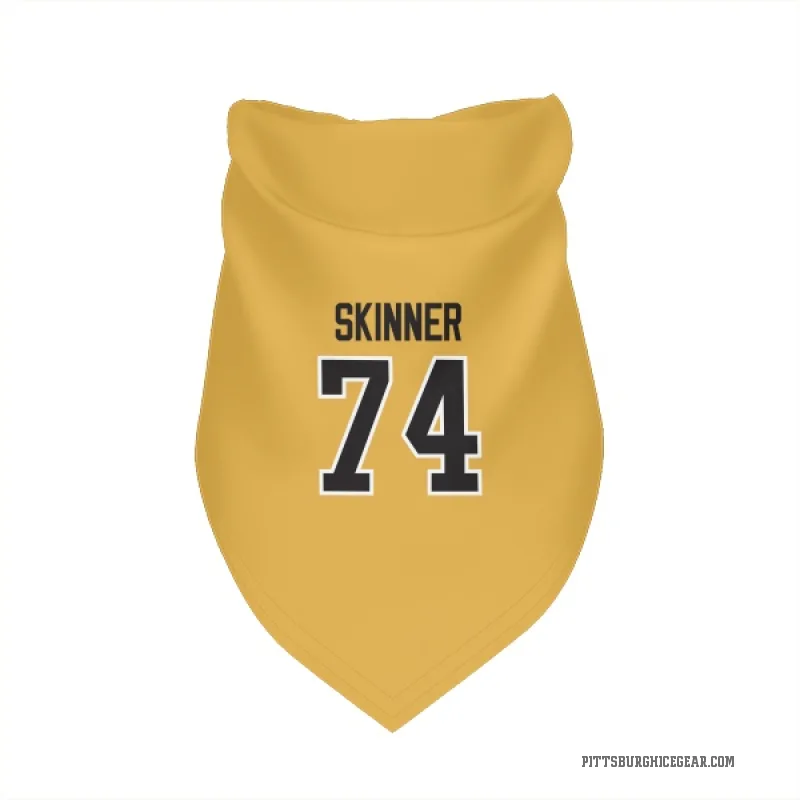 Stuart Skinner  Gold Pittsburgh Penguins  Cat & Dog Pet Bandana