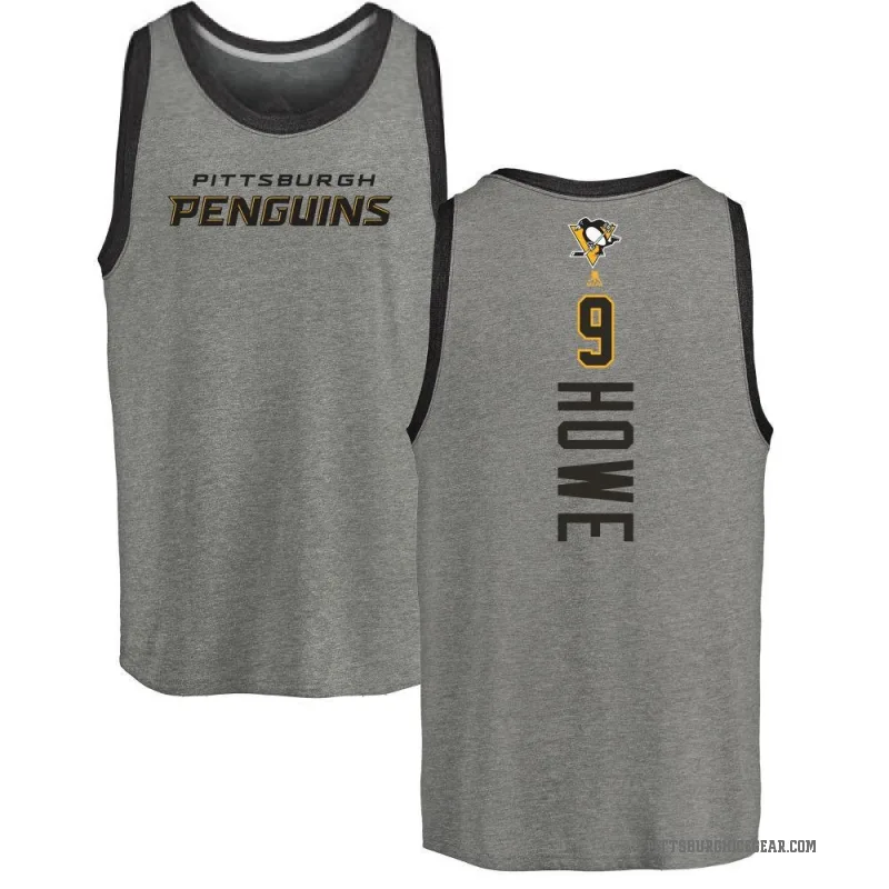 Tanner Howe Men's Ash Pittsburgh Penguins Backer Tank Top -
