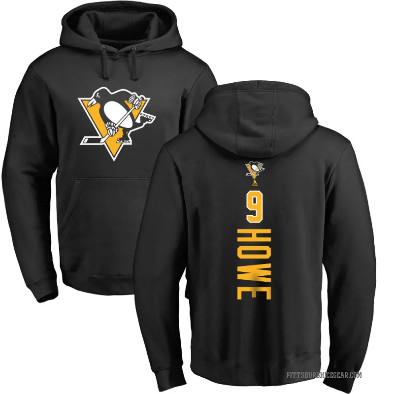 Tanner Howe Men's Black Pittsburgh Penguins Branded Backer Pullover Hoodie