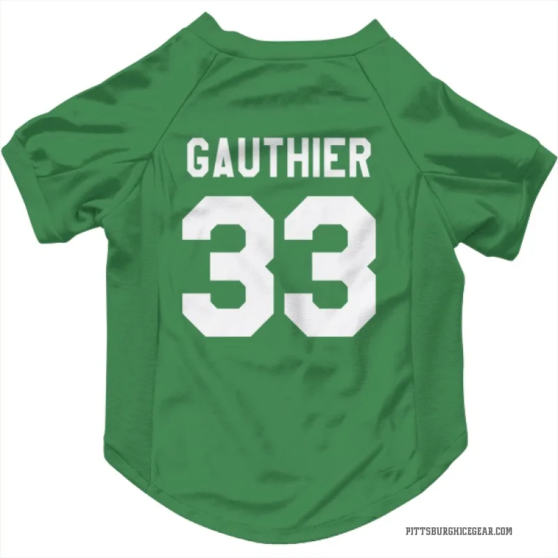 Taylor Gauthier  Green Pittsburgh Penguins  Cat & Dog Pet Jersey