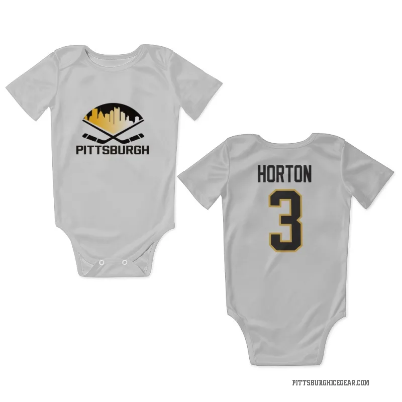 Tim Horton  White Pittsburgh Penguins  Newborn & Infant Bodysuit