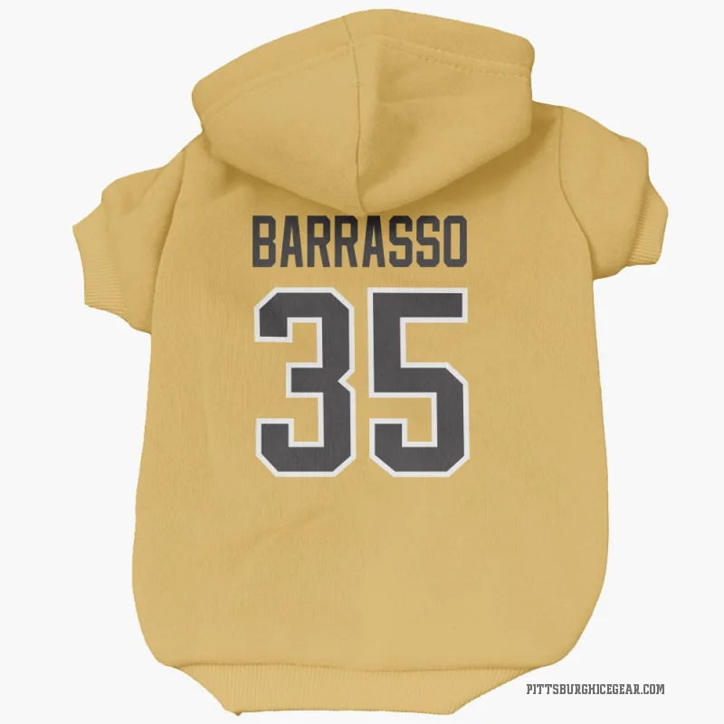 Tom Barrasso  Gold Pittsburgh Penguins  Cat & Dog Pet Hoodie
