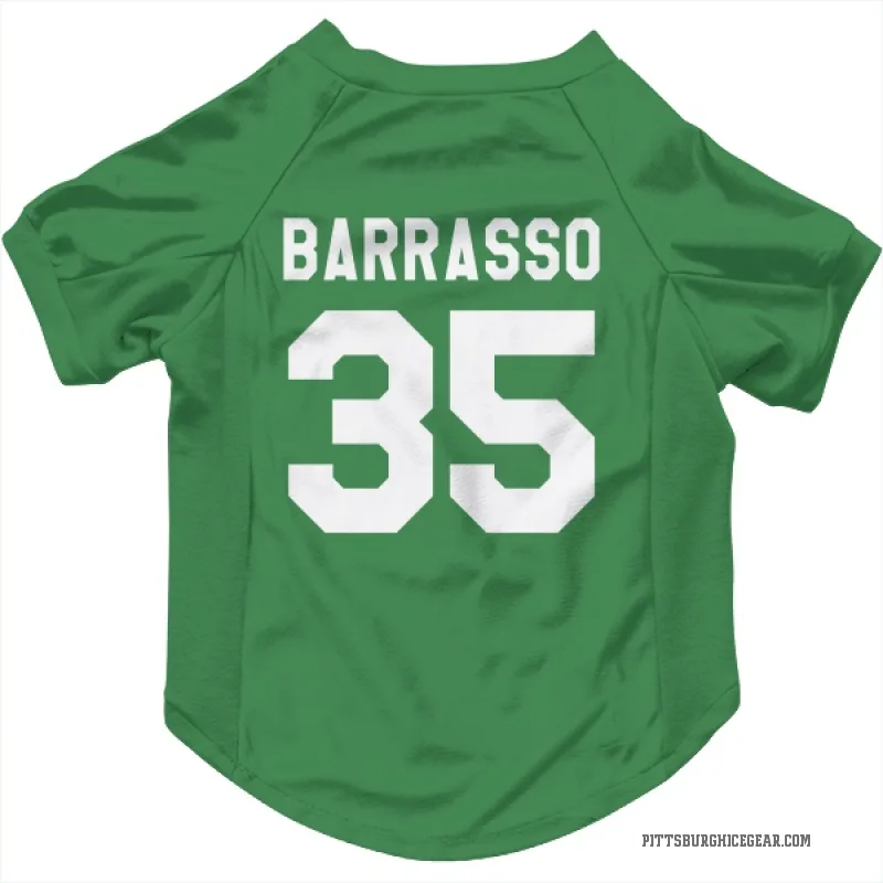 Tom Barrasso  Green Pittsburgh Penguins  Cat & Dog Pet Jersey