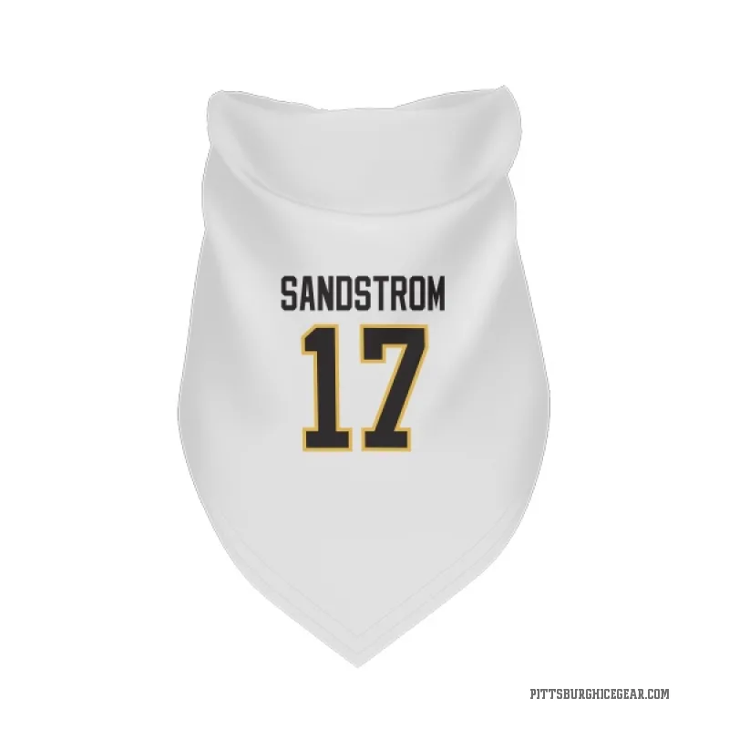 Tomas Sandstrom  White Pittsburgh Penguins  Cat & Dog Pet Bandana